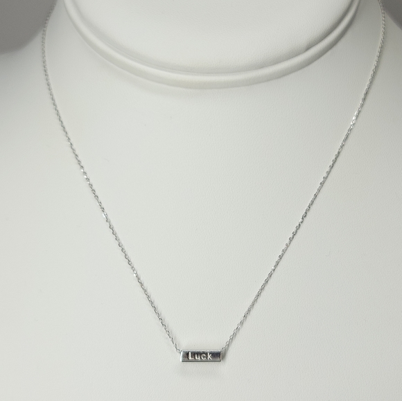 Dainty Luck Belief Wisdom Courage Necklace NEW - Picture 6 of 14